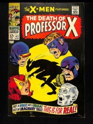 Cover Scan: X-Men #42 FN- 5.5 Death of Professor X! - Item ID #433693