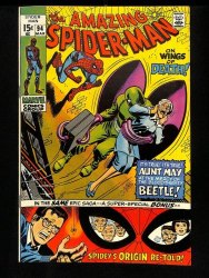 Cover Scan: Amazing Spider-Man #94 VF- 7.5 Beetle Appearance On Wings of Death! - Item ID #433879