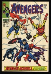 Cover Scan: Avengers #58 VF+ 8.5 2nd Appearance Vision! Ultron/Vision Origin! - Item ID #434124