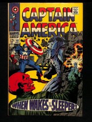 Cover Scan: Captain America #101 VF 8.0 Red Skull! Nick Fury! Sleeper App! - Item ID #434475