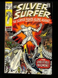 Cover Scan: Silver Surfer #18 VF+ 8.5 Galactus vs In-Betweener!  - Item ID #434927