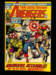 Cover Scan: Avengers #100 VF/NM 9.0 Anniversary Issue Black Knight! Avengers Assemble! - Item ID #435142