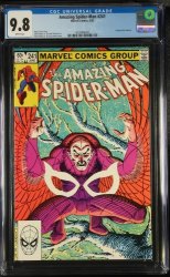 Cover Scan: Amazing Spider-Man #241 CGC NM/M 9.8 White Pages Origin Vulture! - Item ID #435331