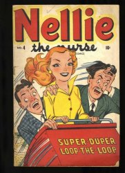 Cover Scan: Nellie the Nurse #4 VG 4.0 Golden Age! - Item ID #435581