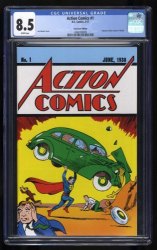 Cover Scan: Action Comics #1 CGC VF+ 8.5 Loot Crate Variant - Item ID #435663