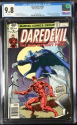 Cover Scan: Daredevil #158 CGC NM/M 9.8 White Pages 1st Frank Miller in Series! - Item ID #437189