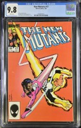 Cover Scan: New Mutants #17 CGC NM/M 9.8 White Pages - Item ID #437201