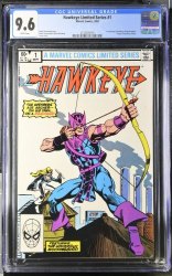 Cover Scan: Hawkeye Limited Series #1 CGC NM+ 9.6 White Pages feat. Mockingbird - Item ID #437883