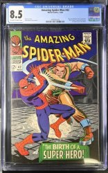 Cover Scan: Amazing Spider-Man #42 CGC VF+ 8.5 Romita Cover! 1st Mary Jane Face Shown! - Item ID #438688