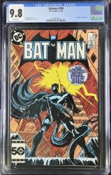 Cover Scan: Batman #390 CGC NM/M 9.8 White Pages - Item ID #439286