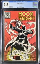 Cover Scan: Moon Knight (1980) #31 CGC NM/M 9.8 White Pages - Item ID #439297