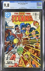 Cover Scan: New Teen Titans #34 CGC NM/M 9.8 White Pages - Item ID #439301