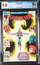 Cover Scan: Spider-Man #25 CGC NM/M 9.8 White Pages Excalibur and Arcade Appearance! - Item ID #439333