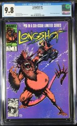 Cover Scan: Longshot #5 CGC NM/M 9.8 White Pages - Item ID #439904