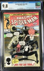 Cover Scan: Amazing Spider-Man #283 CGC NM/M 9.8 White Pages Asorbing Man! Titania! - Item ID #439906