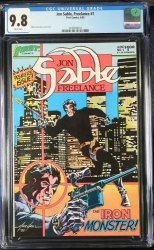 Cover Scan: Jon Sable, Freelance #1 CGC NM/M 9.8 White Pages - Item ID #439912