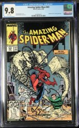 Cover Scan: Amazing Spider-Man #303 CGC NM/M 9.8 White Pages Todd McFarlane! Sandman! - Item ID #439917