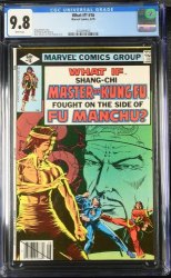 Cover Scan: What If? (1977) #16 CGC NM/M 9.8 White Pages Shang-Chi Master of Kung Fu! - Item ID #439950