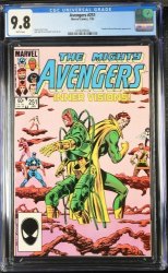 Cover Scan: Avengers #251 CGC NM/M 9.8 White Pages - Item ID #439952