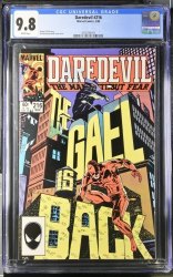 Cover Scan: Daredevil #216 CGC NM/M 9.8 White Pages - Item ID #440021