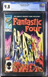 Cover Scan: Fantastic Four #280 CGC NM/M 9.8 White Pages Sue Storm becomes Malice! - Item ID #440032