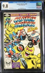 Cover Scan: Captain America #269 CGC NM/M 9.8 Off White to White 1st Team America! - Item ID #440157