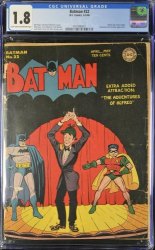 Cover Scan: Batman #22 CGC GD- 1.8 Alfred Solo Stories Begin! - Item ID #440721