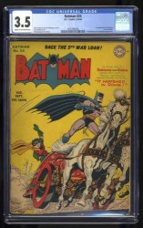 Cover Scan: Batman #24 CGC VG- 3.5 Cream To Off White - Item ID #440722