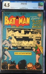 Cover Scan: Batman #48 CGC VG+ 4.5 Secrets of the Batcave! Penguin Appearance! - Item ID #440916