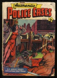 Cover Scan: Authentic Police Cases #9 GD- 1.8 Matt Baker Cover! - Item ID #441574