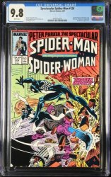 Cover Scan: Spectacular Spider-Man #126 CGC NM/M 9.8 White Pages - Item ID #442919