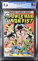 Cover Scan: Power Man and Iron Fist #91 CGC NM+ 9.6 White Pages - Item ID #442980