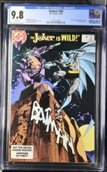 Cover Scan: Batman #366 CGC NM/M 9.8 White Pages Joker Cover! 1st Jason Todd as Robin! - Item ID #442981