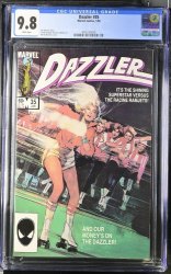 Cover Scan: Dazzler #35 CGC NM/M 9.8 White Pages - Item ID #442987