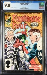 Cover Scan: Fantastic Four #273 CGC NM/M 9.8 White Pages 1st Full Nathaniel Richards! - Item ID #443022