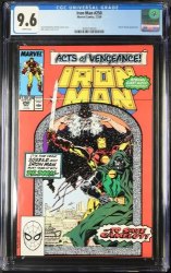 Cover Scan: Iron Man #250 CGC NM+ 9.6 White Pages - Item ID #443041