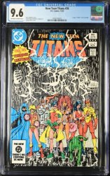 Cover Scan: New Teen Titans #36 CGC NM+ 9.6 Off White to White - Item ID #443042