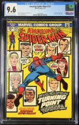 Cover Scan: Amazing Spider-Man #121 CGC NM+ 9.6 Off White to White Death of Gwen Stacy! - Item ID #443783