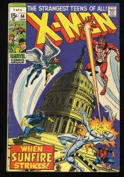 Cover Scan: X-Men #64 VG+ 4.5 1st App Sunfire! Shiro Yoshida!  - Item ID #444463