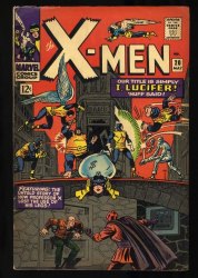 Cover Scan: X-Men #20 FN 6.0 Lucifer Blob and Unus Appearance Kirby Cover! - Item ID #446317