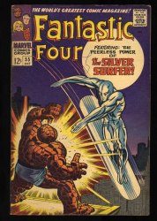 Cover Scan: Fantastic Four #55 FN- 5.5 Silver Surfer Appearance! Stan Lee! - Item ID #446323