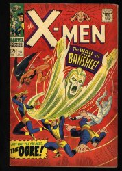 Cover Scan: X-Men #28 FN 6.0 1st Appearance Banshee! Cyclops!  Ogre!! - Item ID #446324