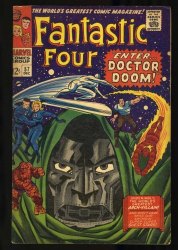 Cover Scan: Fantastic Four #57 VG/FN 5.0 Doctor Doom Silver Surfer Appearance - Item ID #446330