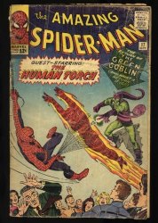 Cover Scan: Amazing Spider-Man #17 Fair 1.0 2nd Appearance Green Goblin Steve Ditko Art! - Item ID #446351