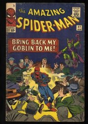 Cover Scan: Amazing Spider-Man #27 VG- 3.5 Appearance of Green Goblin! - Item ID #446361