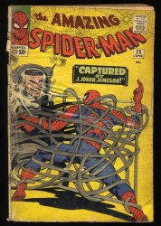 Cover Scan: Amazing Spider-Man #25 FA/GD 1.5 1st Appearance of Mary Jane! - Item ID #446362