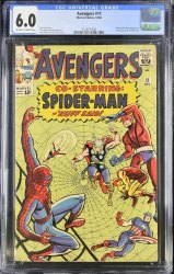 Cover Scan: Avengers #11 CGC FN 6.0 2nd Appearance Kang Spider-Man Crossover! - Item ID #446417