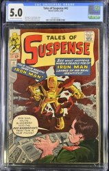 Cover Scan: Tales Of Suspense #42 CGC VG/FN 5.0 4th App Iron Man! Jack Kirby/Don Heck Cover! - Item ID #446421