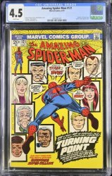 Cover Scan: Amazing Spider-Man #121 CGC VG+ 4.5 White Pages Death of Gwen Stacy! - Item ID #446426