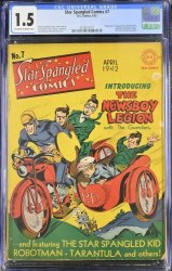 Cover Scan: Star Spangled Comics #7 CGC FA/GD 1.5 Off White to White 1st Newsboy Legion! - Item ID #446430